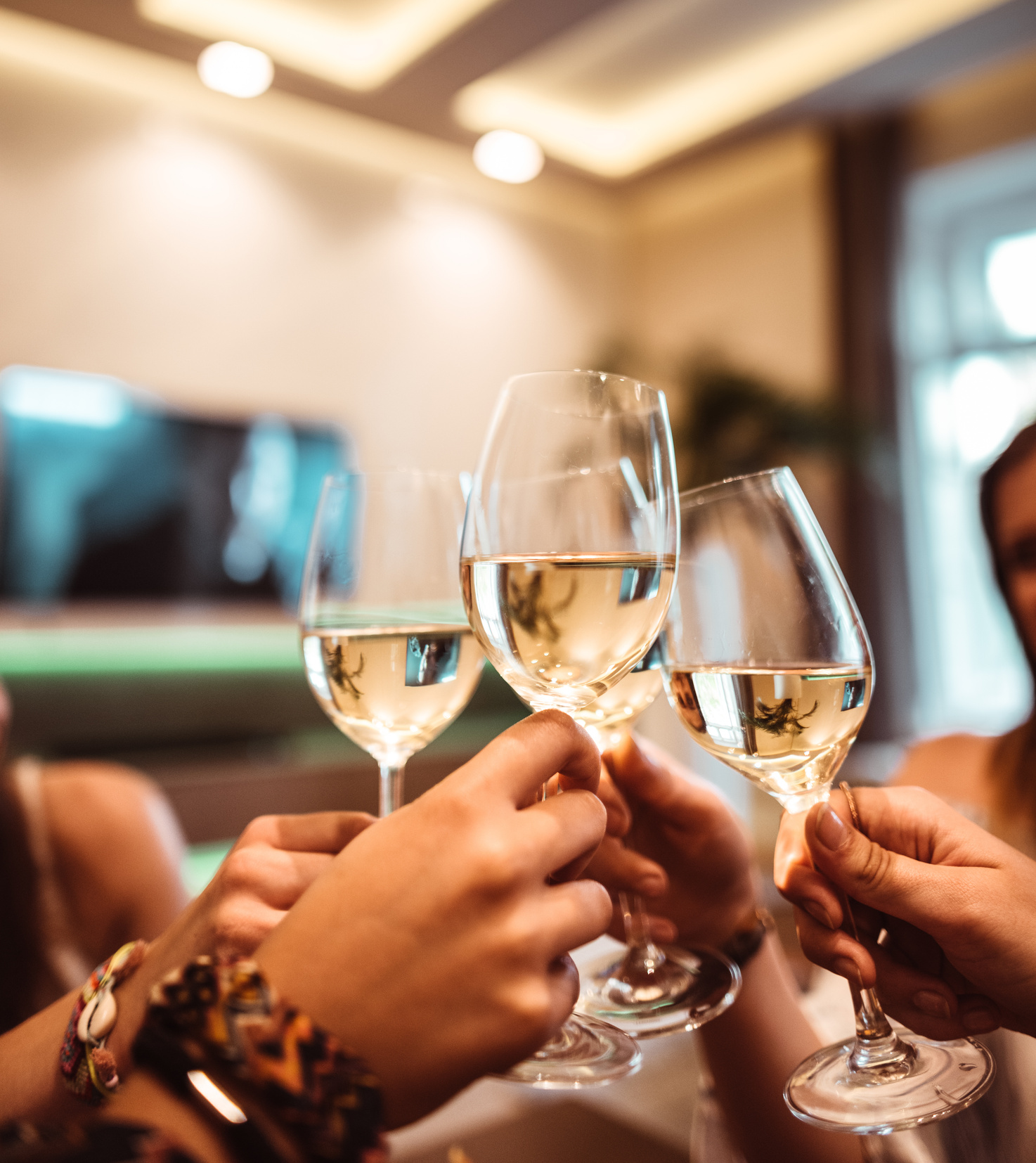 toasting for the new year